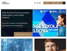 Tablet Screenshot of noblesecurities.pl